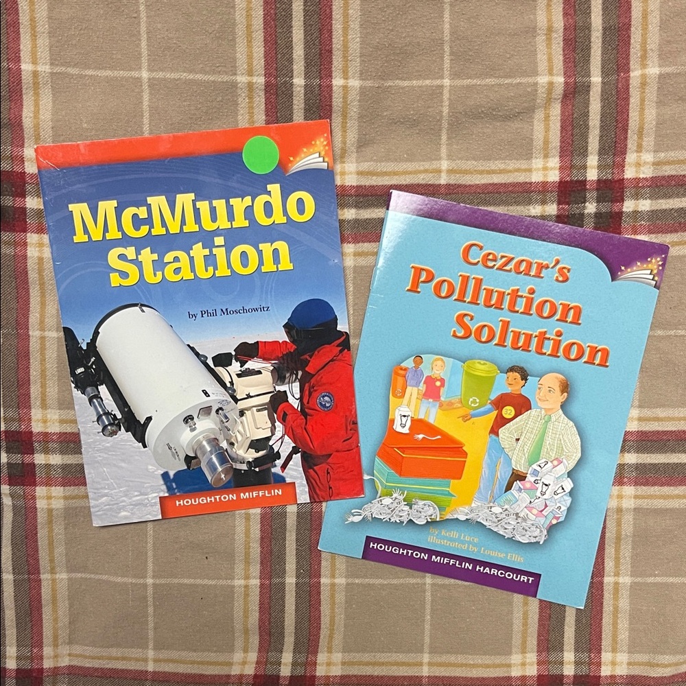 McMurdo Station and Cezar's Pollution Solution Books